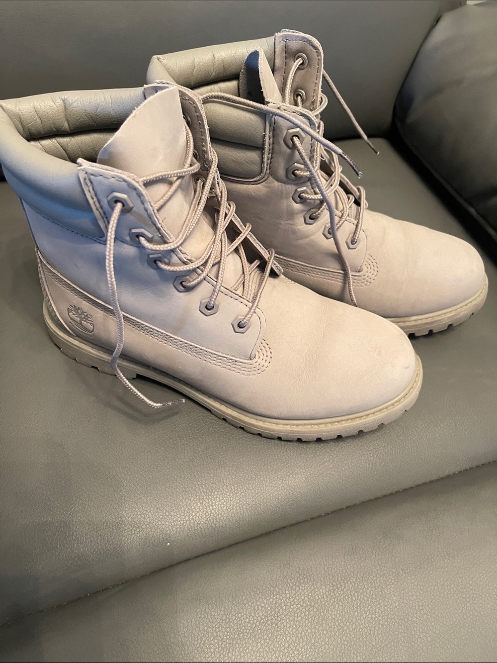 Timberland Women's Lace-Up Boots in Light Taupe